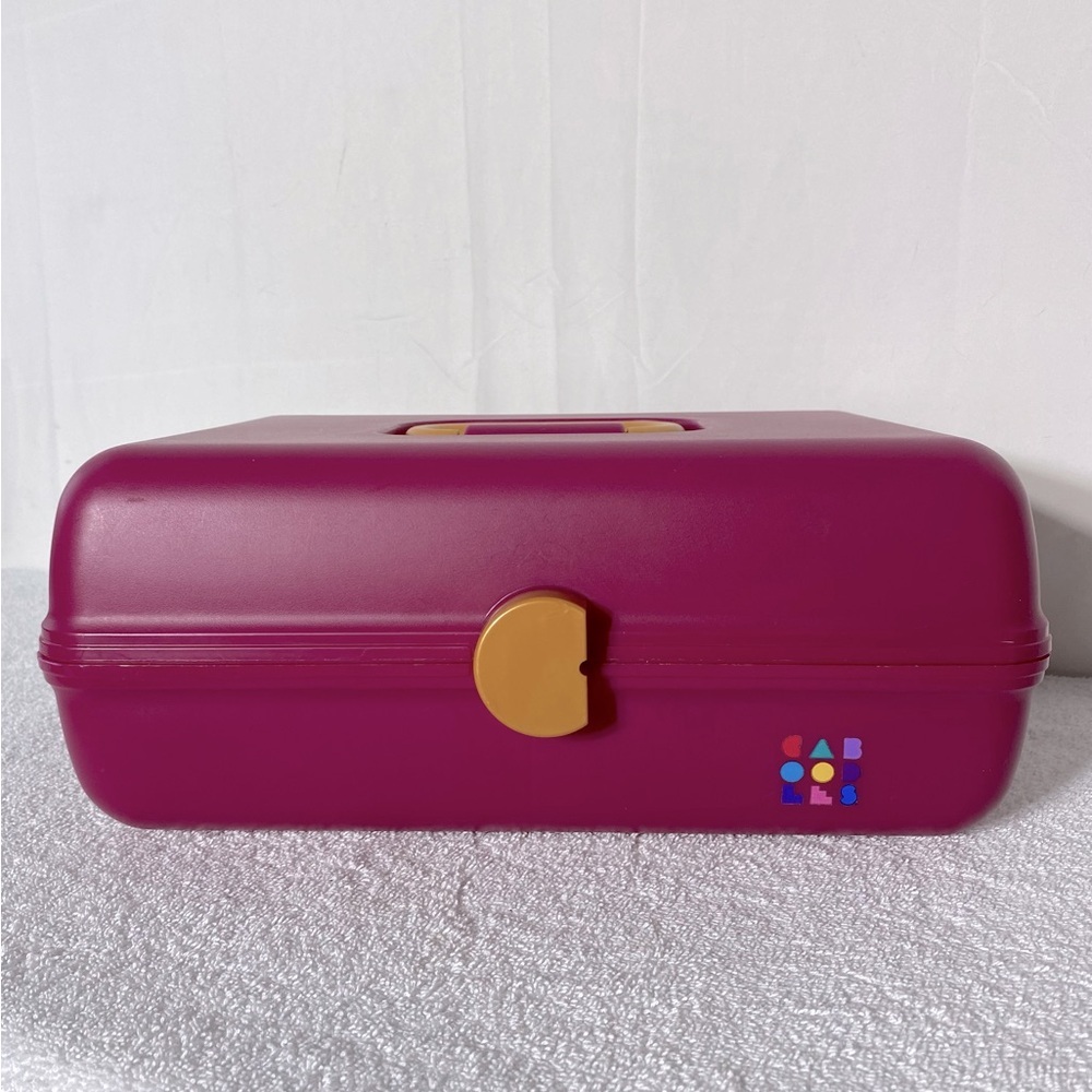 Vintage Caboodles Pink Plastic Makeup Storage Tackle Box - Picture 16 of 16
